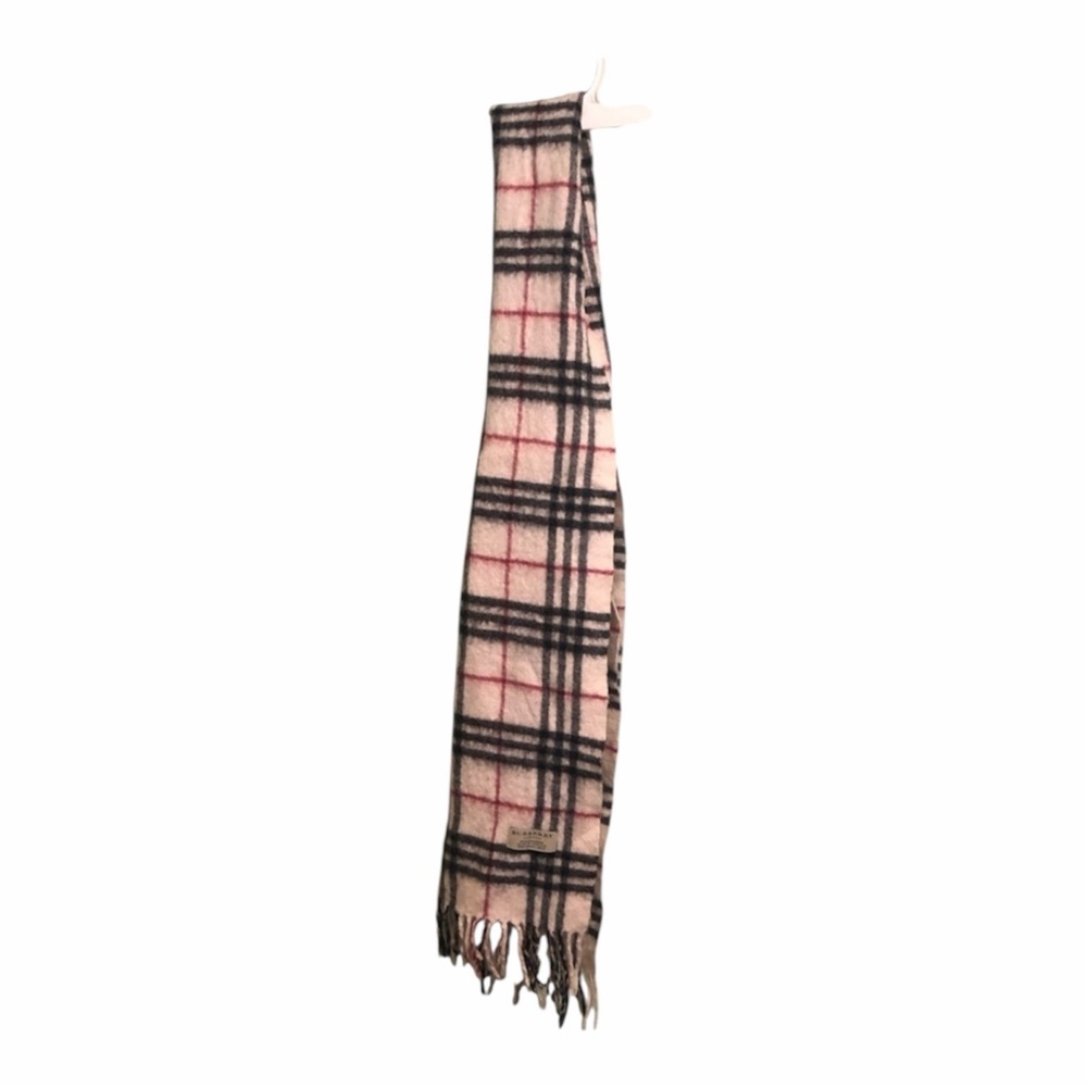 Burberry  London England  Check Cashmere Scarf 168X 30 Cm - Picture 2 of 4